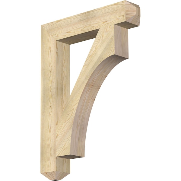 Ekena Millwork Westlake Craftsman Rough Sawn Bracket, Douglas Fir, 6"W x 34"D x 46"H BKT06X34X46WTL04RDF - main